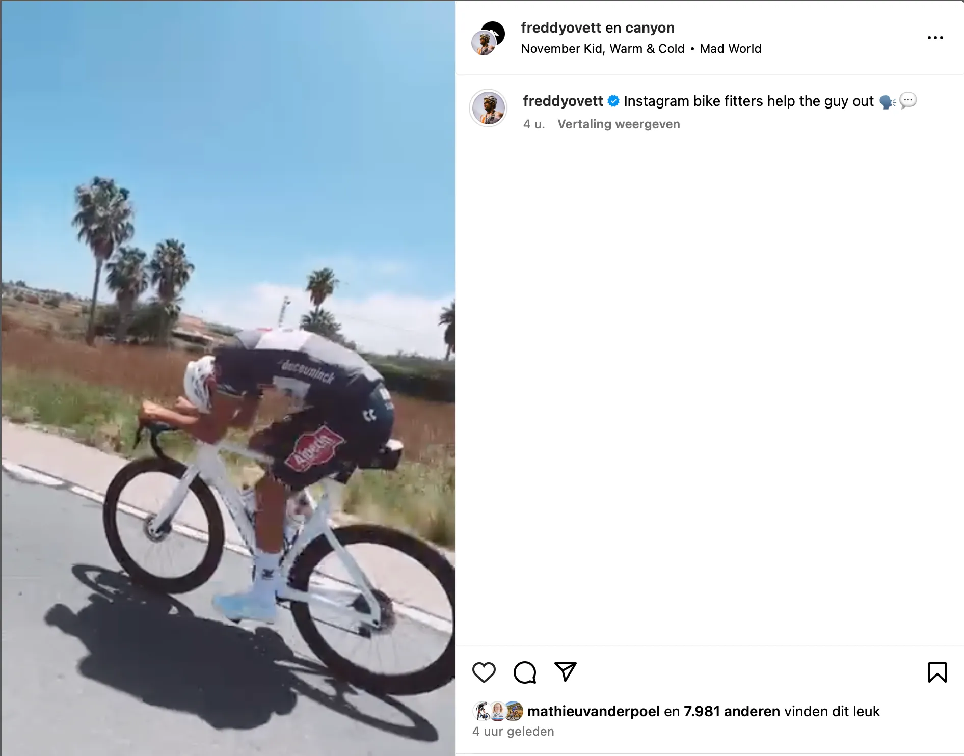 mathieu van der poel freddy ovett
