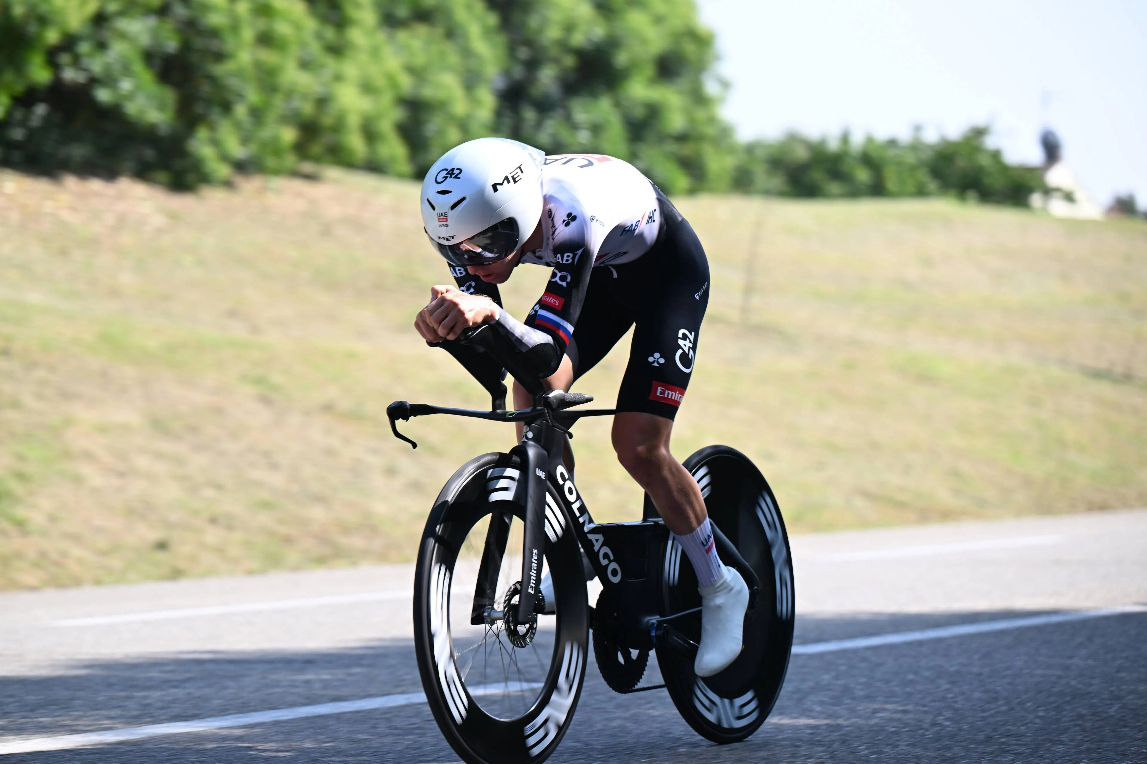 Pogacar fopte Vingegaard en Visma met acteerwerk in tijdrit, stelt Danielson: 'Ze hebben nu geen duidelijkheid over Tadej'