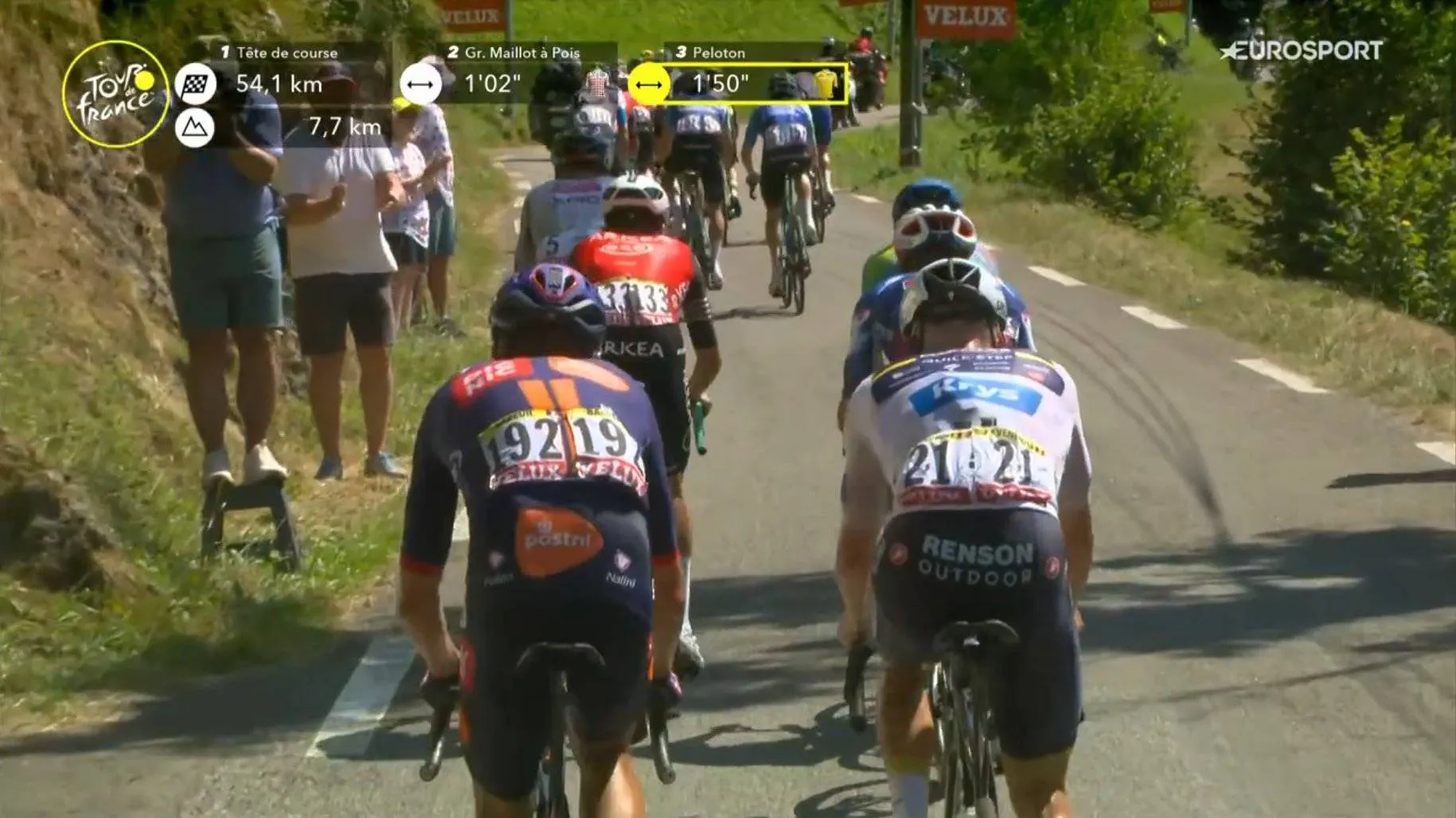 Remco Evenepoel is dropped more than 50 kilometers from the finish in the first mountain stage of the Tour de France