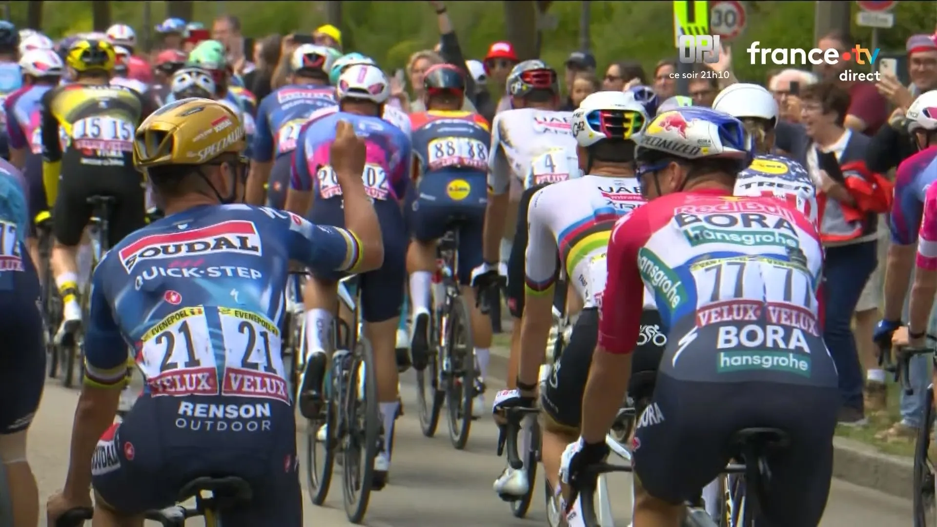 evenepoel van poppel gele kaart tour