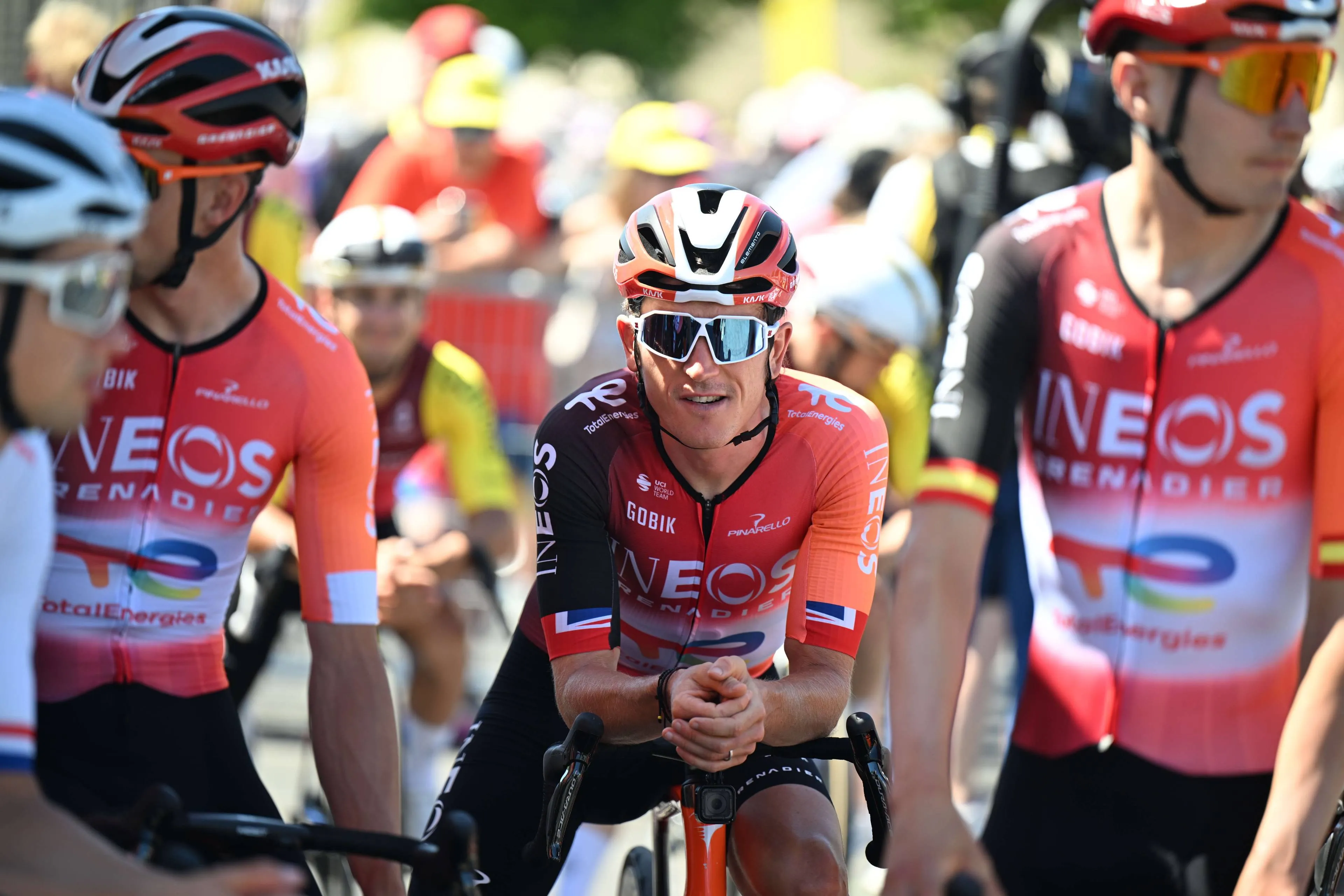 Thomas neemt afscheid van de Tour: 'Met de manier waarop het peloton nu is, ben ik tevreden dat ik afscheid neem'