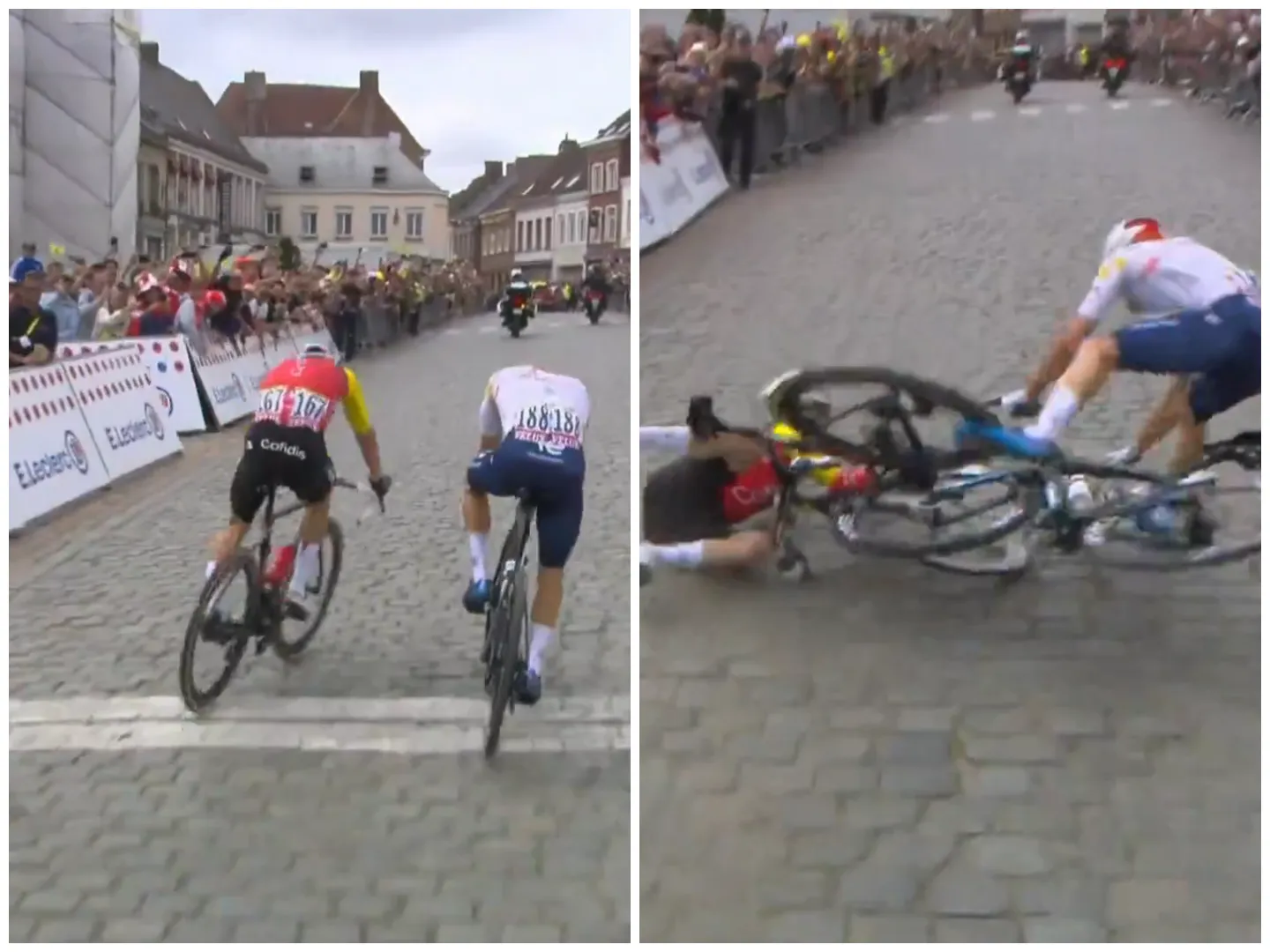 🎥 Thomas veroorzaakt bizarre crash en houdt er bolletjestrui aan over, slachtoffer reageert coulant
