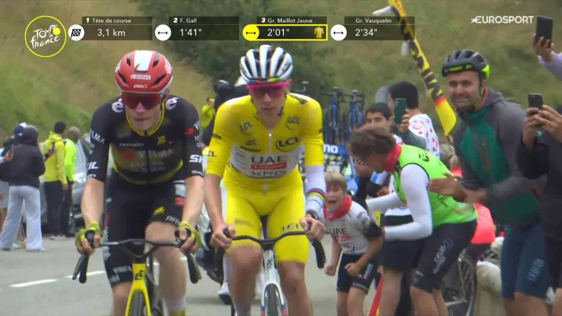 Attacking Vingegaard compliments Arensman, who defeated two of his super-domestiques