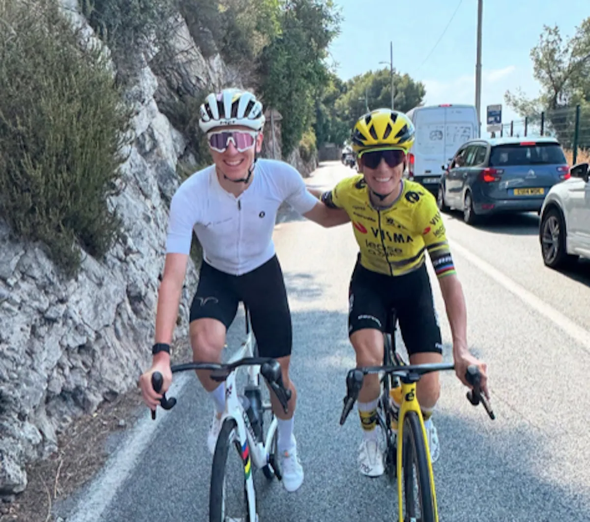 📸 Two Tour winners together: Ferrand-Prévot shares photo of training ride with Pogacar