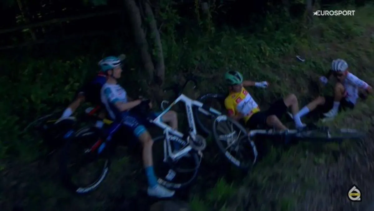 Mixed feelings after neutralization in Poland, but injuries to leader Lapeira and Baroncini reveal how severe the crash was