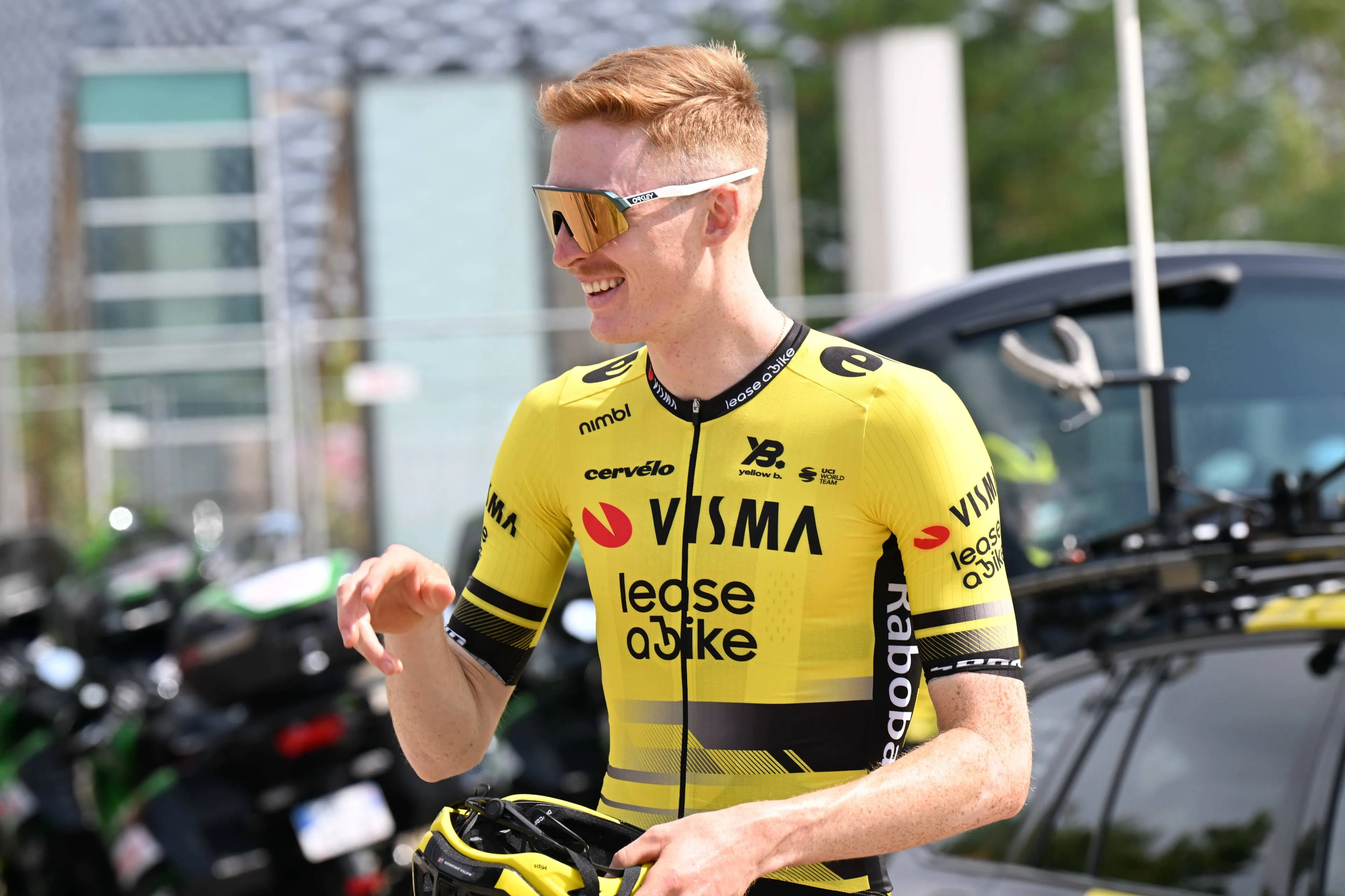 Jorgenson laughs, pauses, then admits: "It’s a relief Pogacar isn’t racing here, I’ll enjoy that"