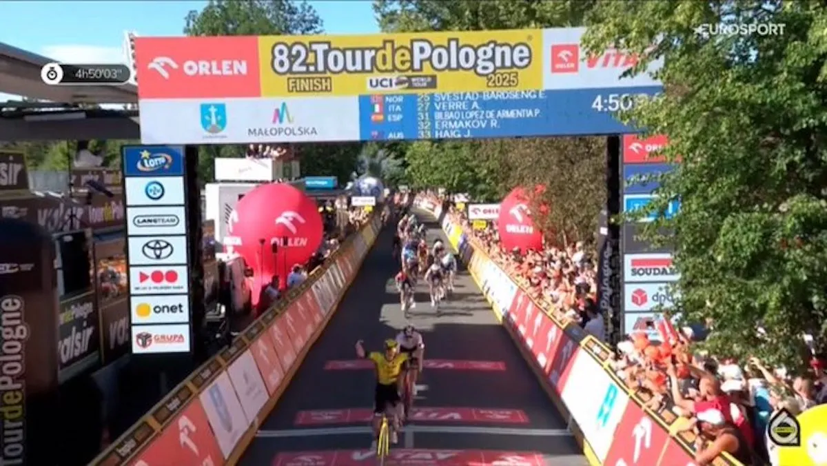 Wow! Sensational Matthew Brennan delivers second win for Visma | Lease a Bike in Tour of Poland