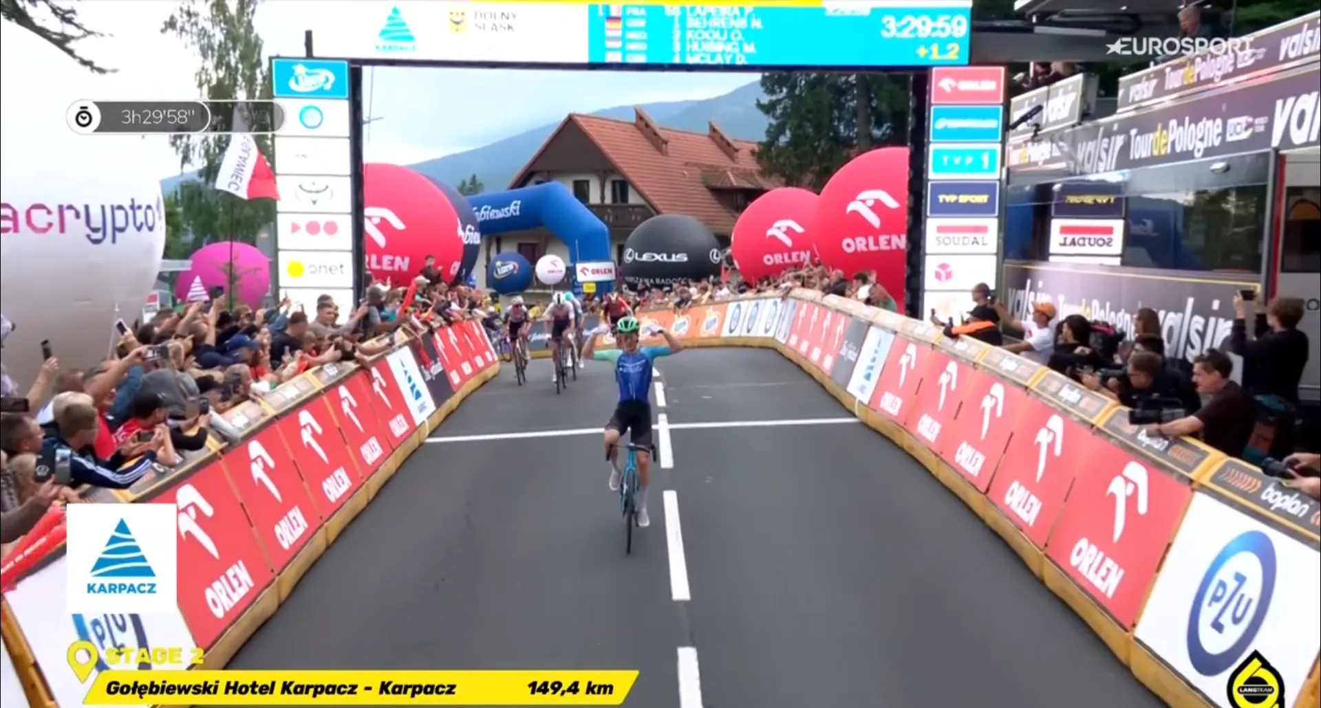Kooij loses leader’s jersey to dominant Lapeira on tough climb in Tour of Poland
