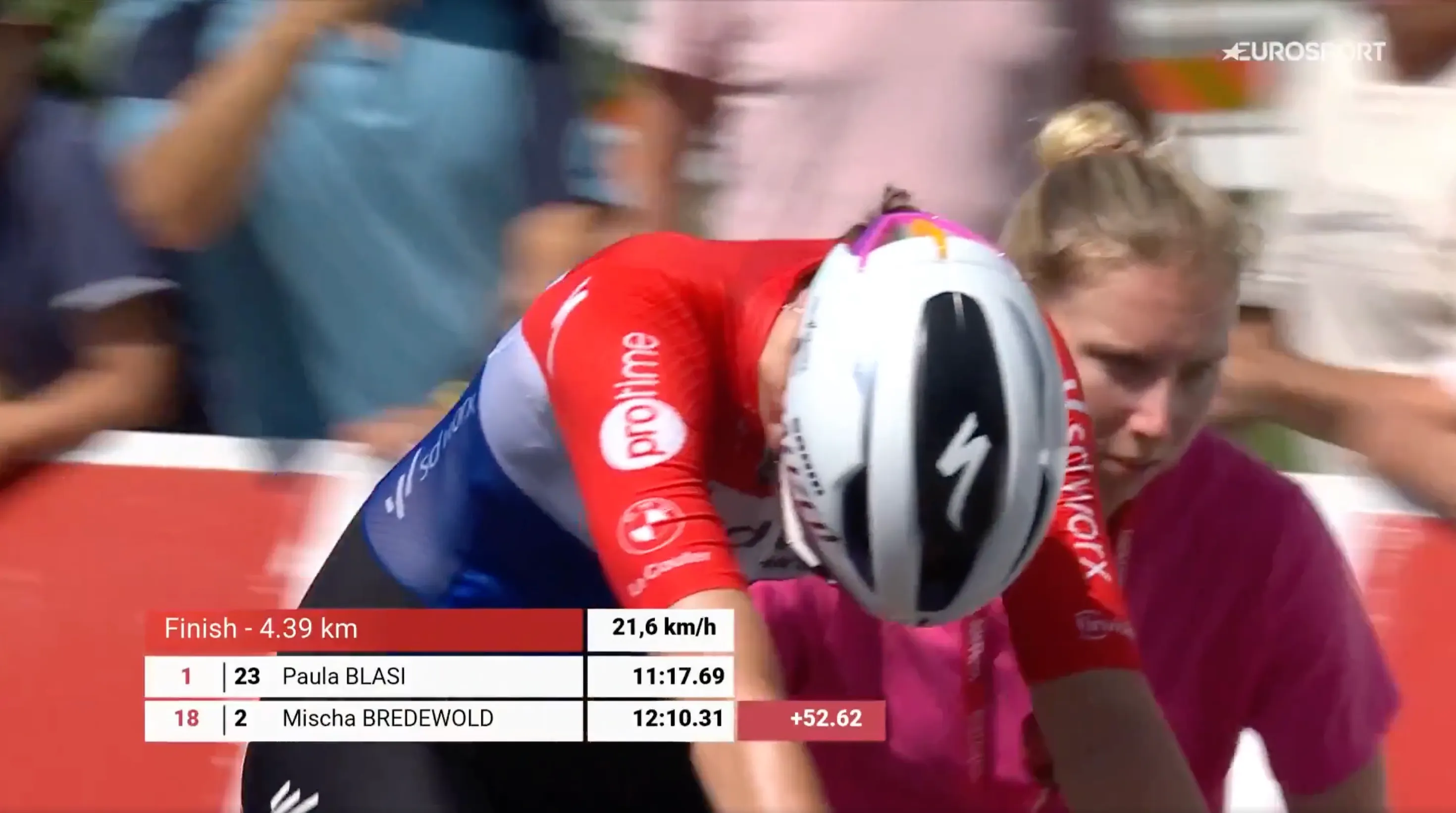 🎥 Wat kan Lorena Wiebes à la Wout van Aert niet? Renster duwt ploeggenotes na tijdrit omhoog