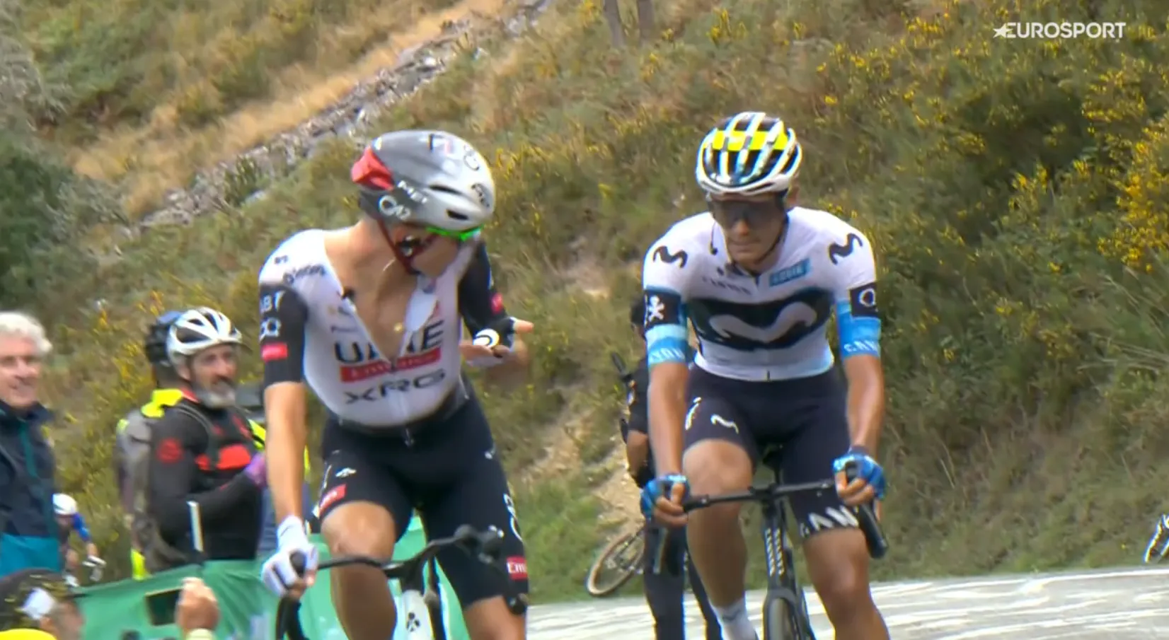 Ayuso tried to make rival Romo nervous: "I'd already won a stage, he had to do more if he wanted to win"