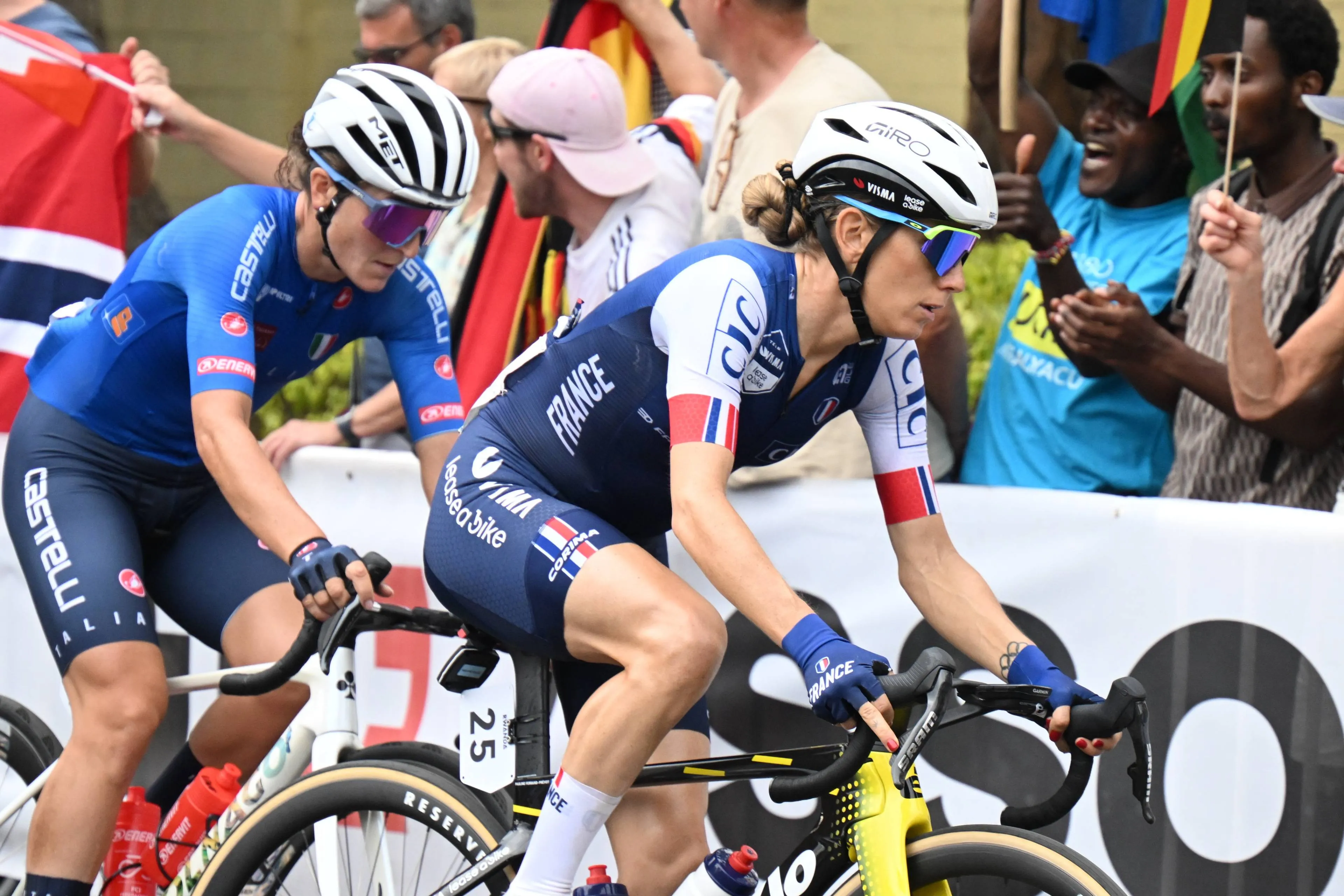 Ferrand-Prévot and Longo Borghini hard on themselves: "I want to think first before I say something stupid"