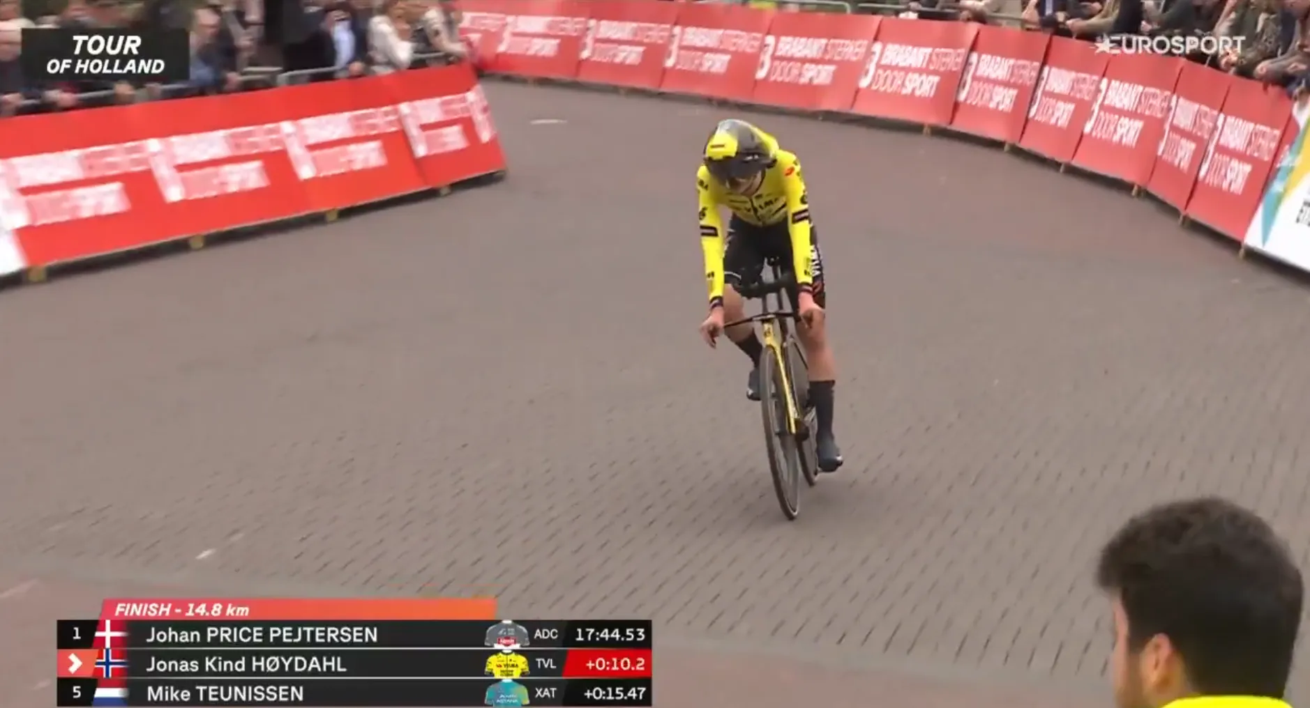 🎥 Visma | LaB leaders well placed after excellent time trial, as youngster causes comical miscalculation