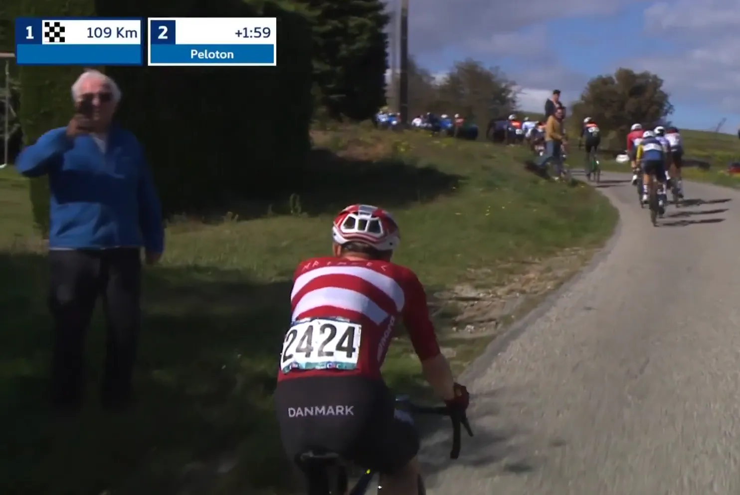"Not because I didn't want to. No, it was because I couldn't," Vingegaard spent two weeks off the bike before the European Championships