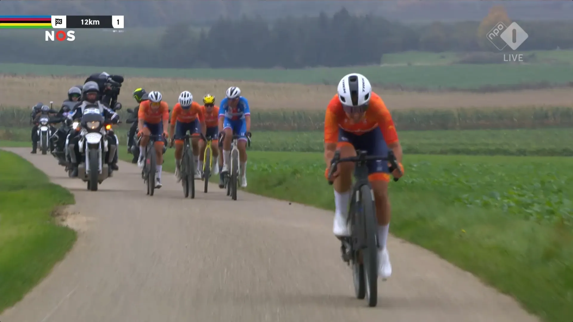 Hek is niet van de dam, maar nog van Ten Dam: het WK gravel met oranje argusogen bekeken