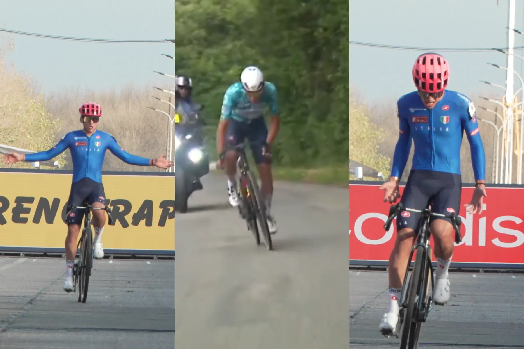 EF Education-EasyPost pronkt met Italiaanse EK-kampioen, die vrijwel niet van Van der Poel te onderscheiden is