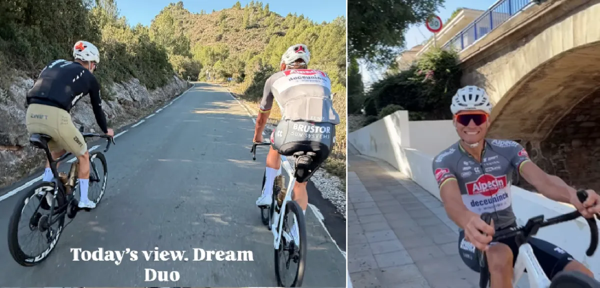🎥 From wheelie clip to KOM with a legend: Van der Poel’s Costa Blanca block stirs triathlon talk again