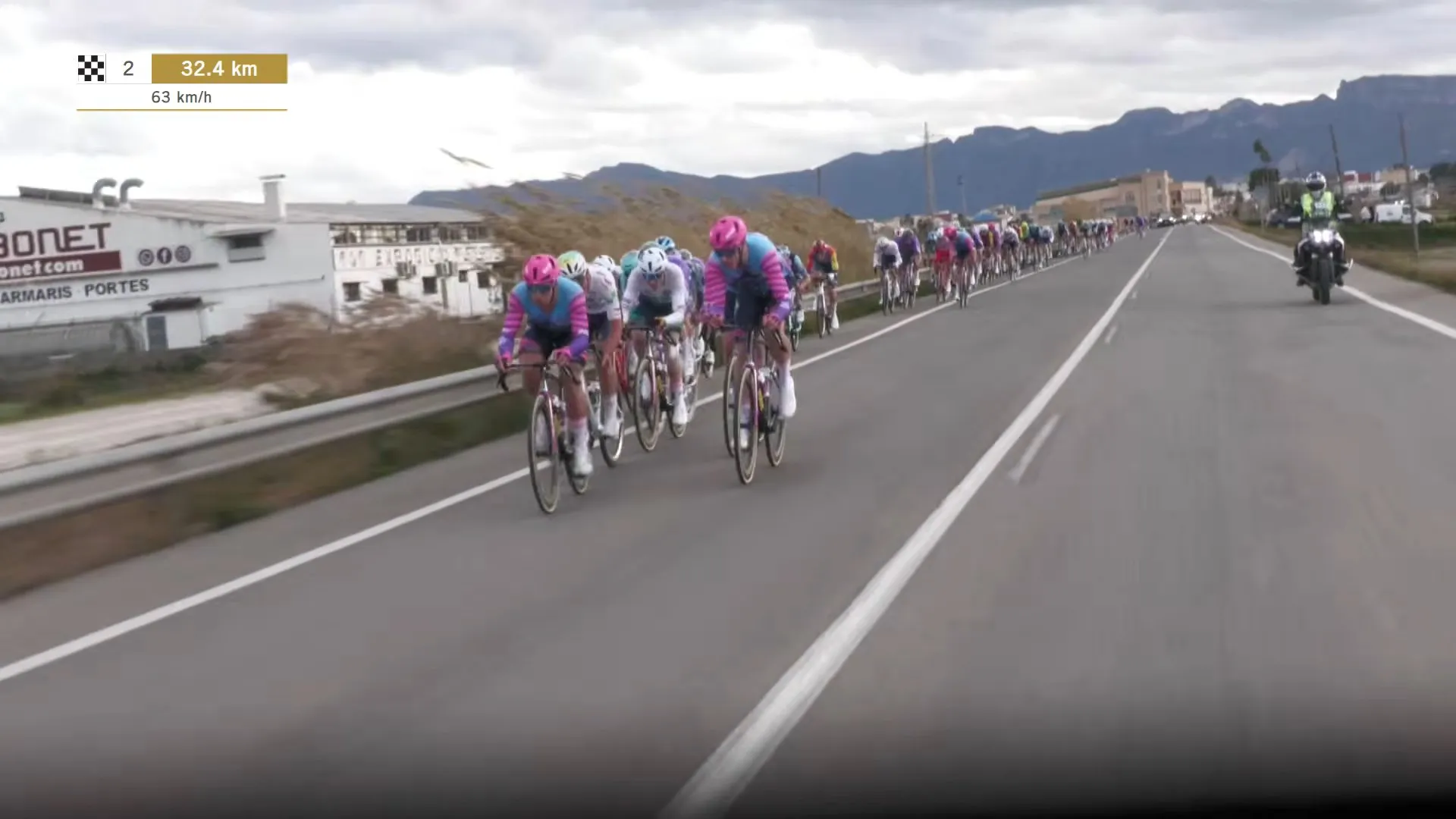 First victory for Groenewegen and Unibet Rose Rockets this season, as he beats Paul Magnier after echelon race in Clàssica Valenciana