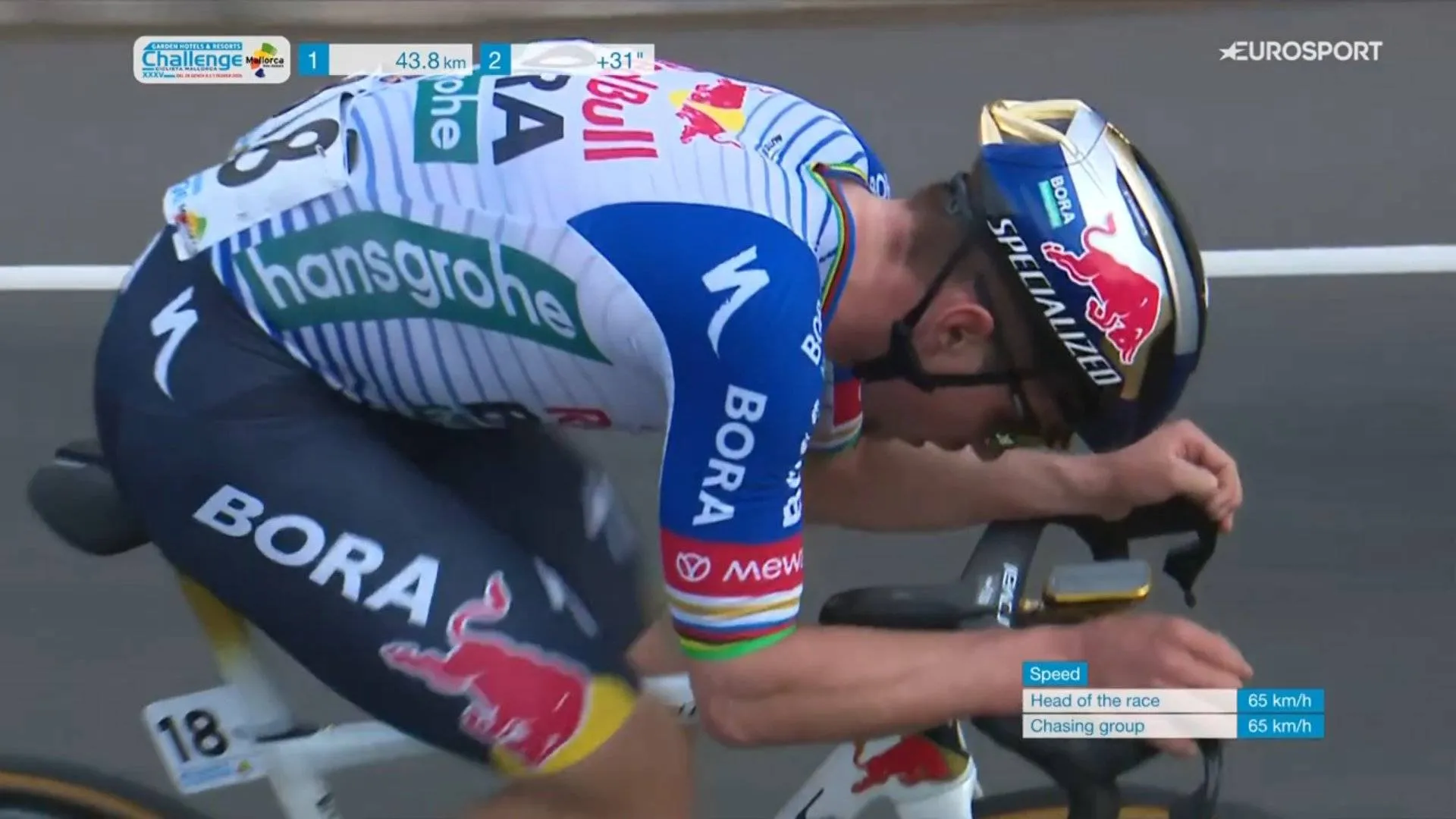 Red Bull–Remco Evenepoel lights up Mallorca with 50-kilometre solo