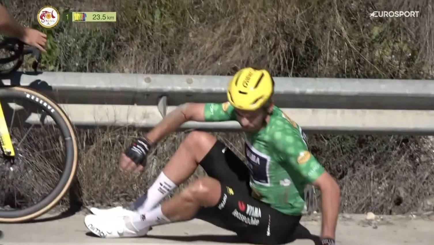 Visma | Lease a Bike issue update on crashed Christophe Laporte