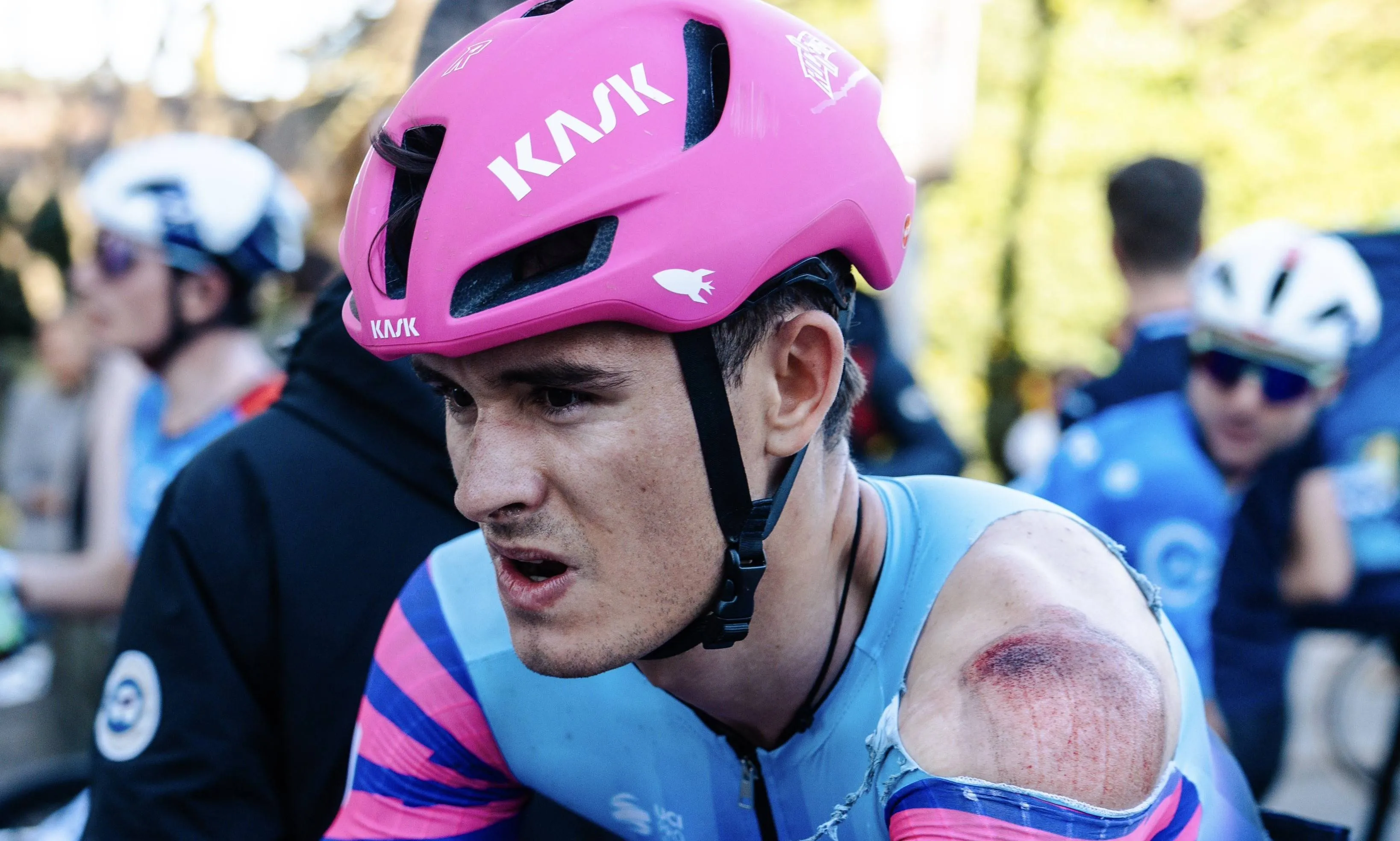 Hospital ward after sprint race in France: head wounds and fractures, plus major damage for the Rockets