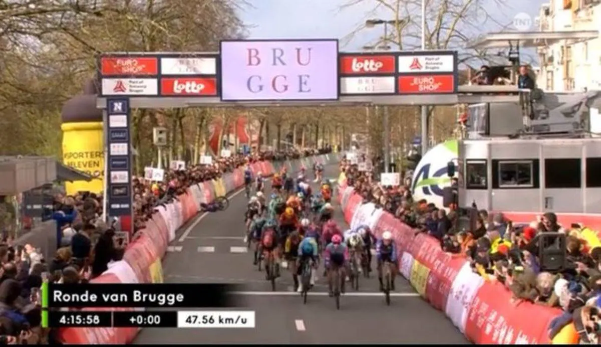 Dylan Groenewegen secures Unibet Rose Rockets' first WorldTour victory at the Tour of Bruges