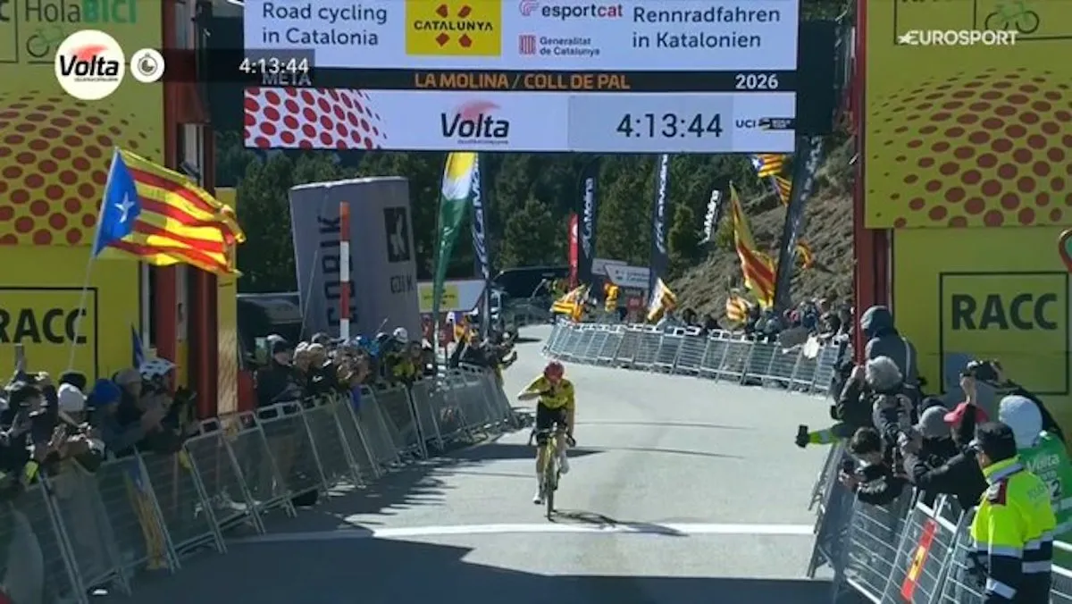 Vingegaard lands hammer blow in Catalonia as Evenepoel and co crack, Almeida and Pidcock lose time after crashes