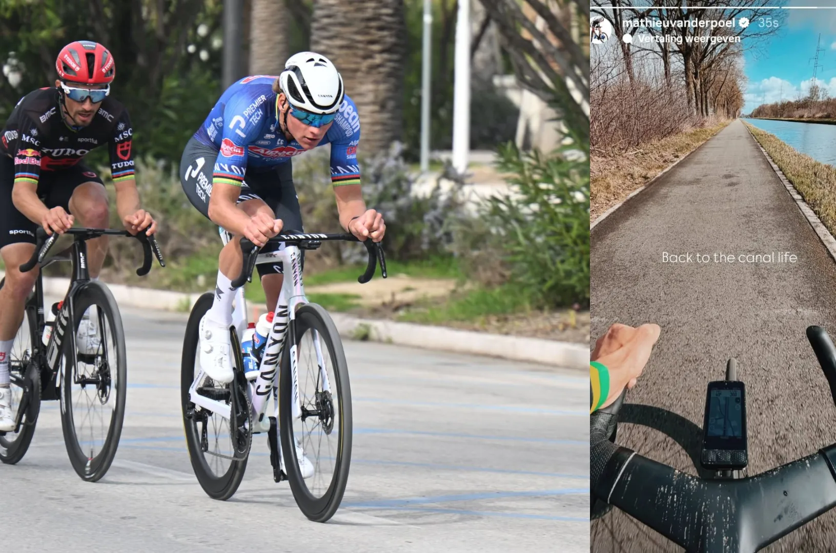 Van der Poel explains wide-handlebar choice and the signs of top form ahead of Milan-San Remo