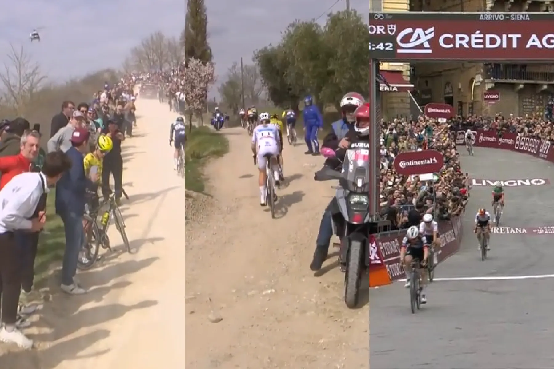 Dramatic Strade Bianche for Vollering turns into dream scenario for her team