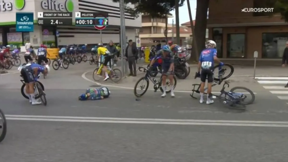 Roodhooft shares positive Philipsen update: Magnier also escapes major injury after Tirreno crash