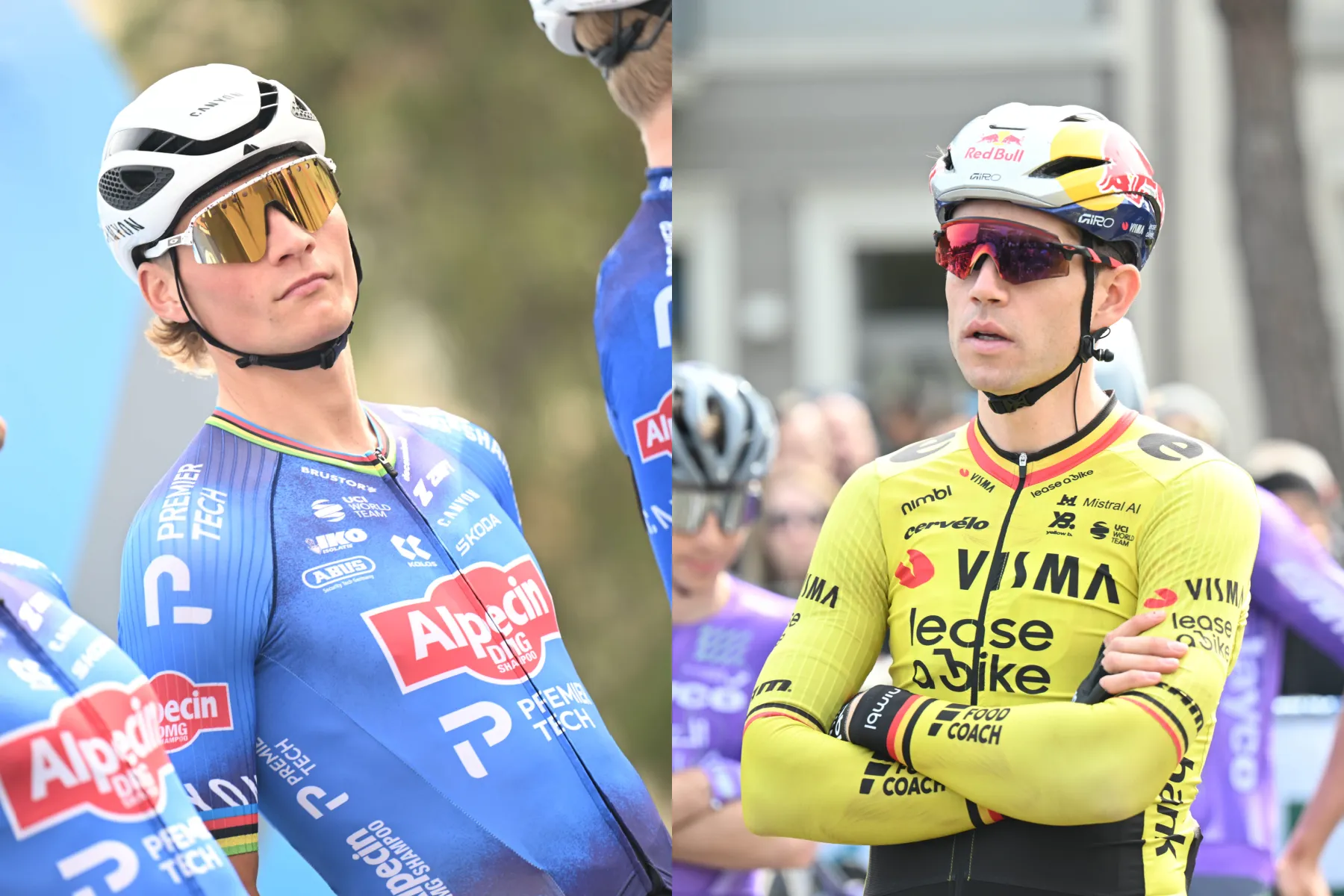 Van der Poel and Van Aert give their verdict after seven days of Tirreno-Adriatico