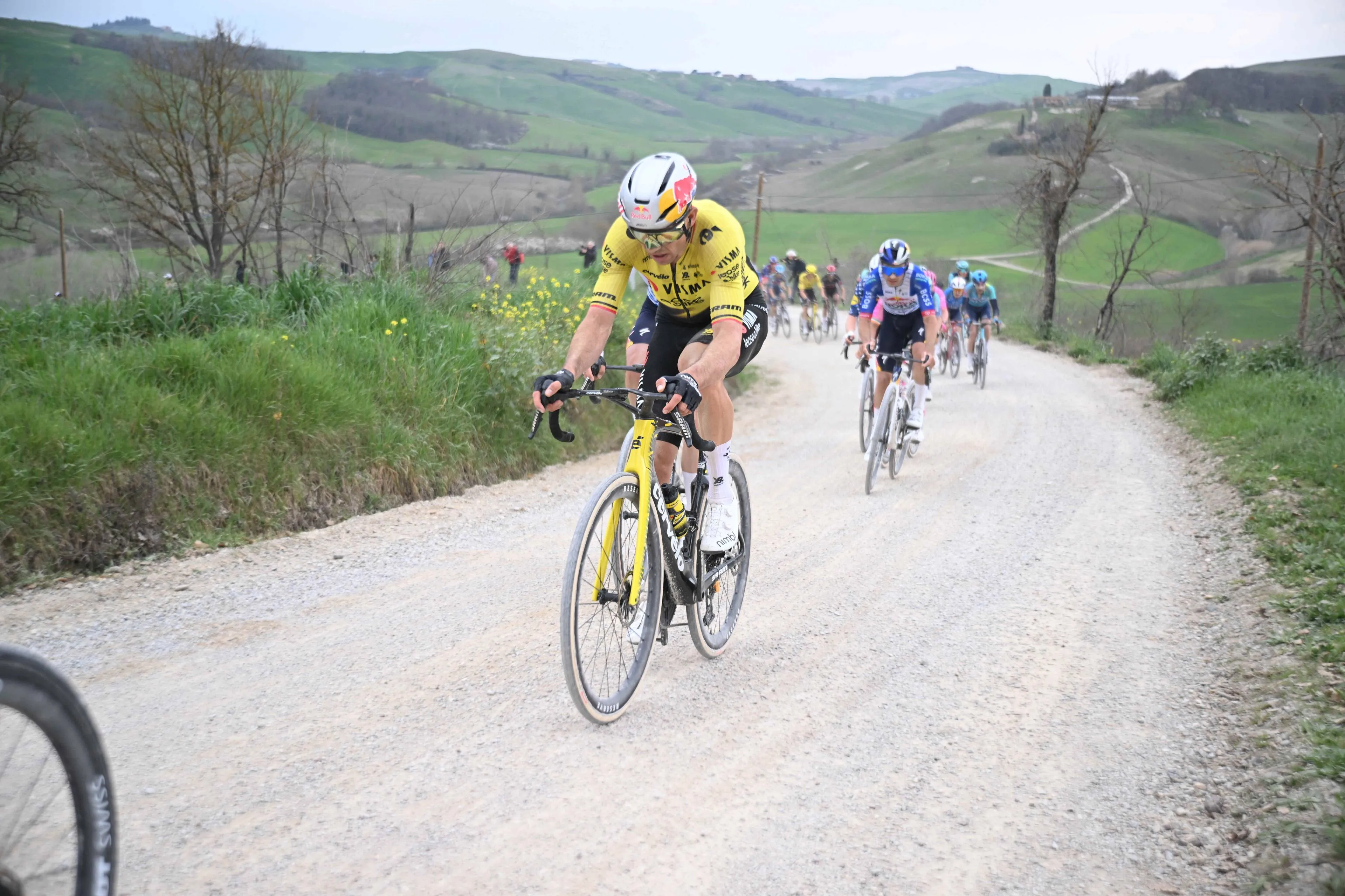 Realistic Wout van Aert after top-10 finish in Strade Bianche