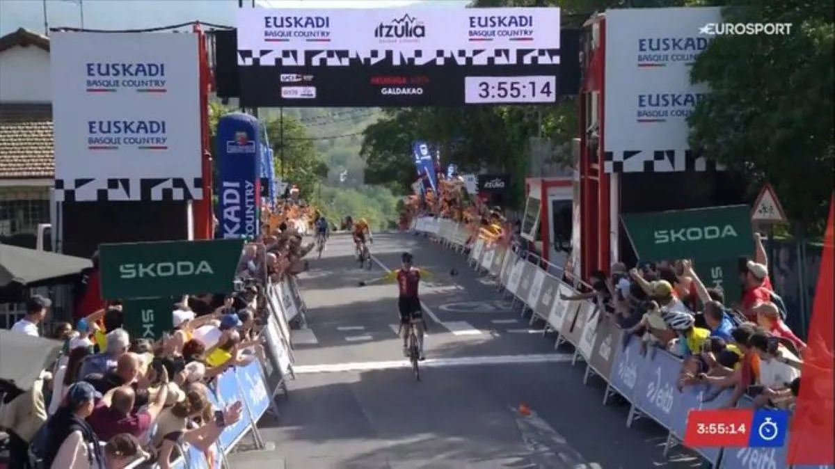 Aranburu wins stage 4 in the Basque Country, Seixas still dominant