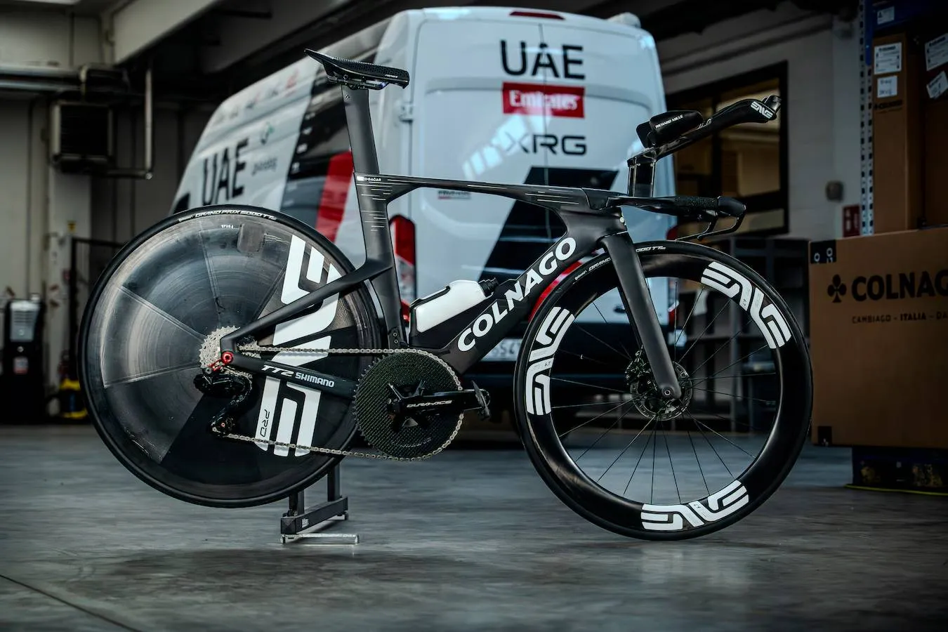 New bike day for Pogačar! Lighter, faster, sharper: new Colnago TT2 unveiled in Romandie