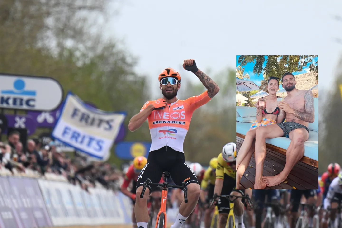 Will Filippo Ganna ride Tour of Flanders? That depends on his girlfriend and a 65-inch TV