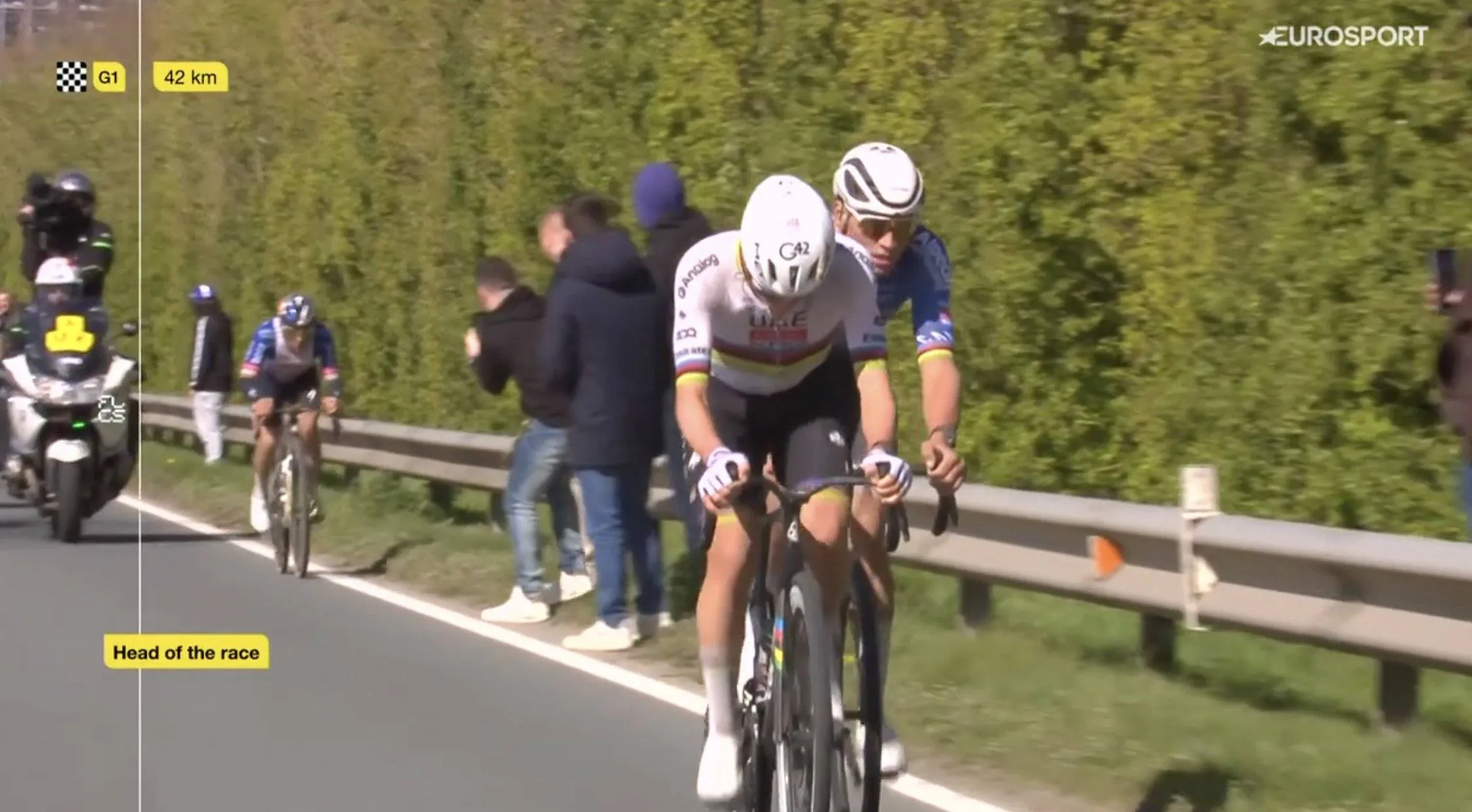 Pogačar was not only thinking about Van der Poel in the finale: ‘I definitely didn’t want Remco there’