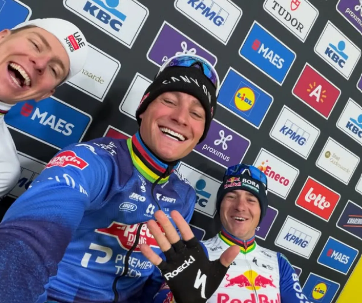 “Not just me, but the whole peloton was strangled”: how ‘Poga constrictor’ left Van der Poel stuck at 650 watts