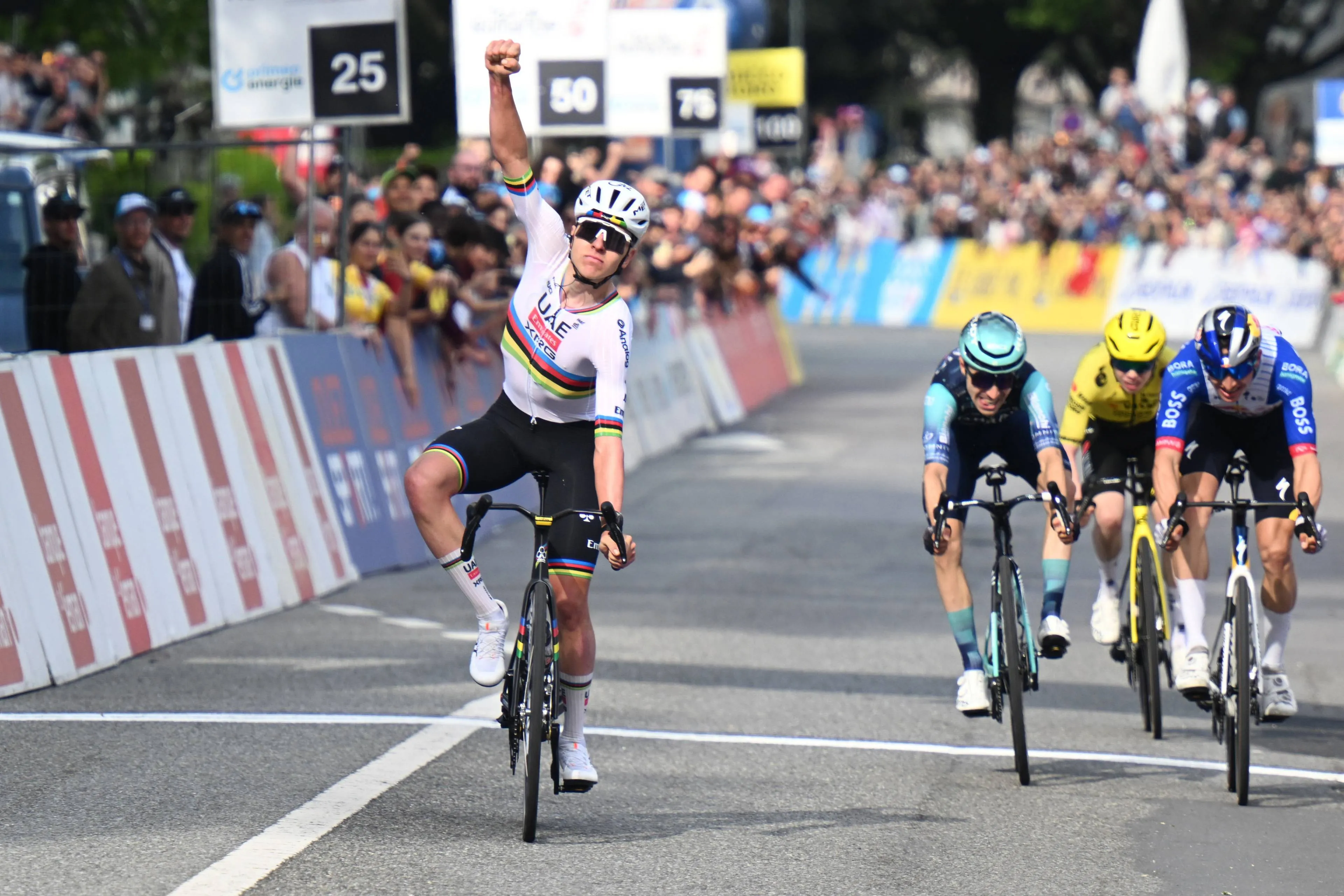 Visma satisfied as Nordhagen closes gap to Pogačar on Tour de Romandie stage 1: 'We are in a strong position'