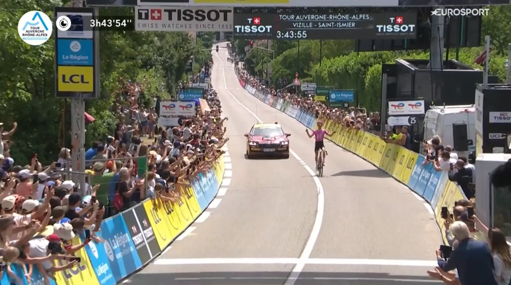 EF's Baudin surprises favourites with long-range Tour Auvergne-Rhône-Alpes stage win