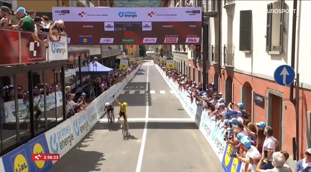 De Vries pips Dickson to deliver fairytale first win at Tour de Suisse opener