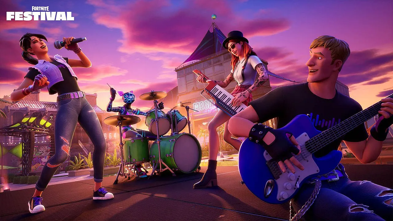 Je kan je oude Rock Band-instrumenten straks gebruiken in Fornite