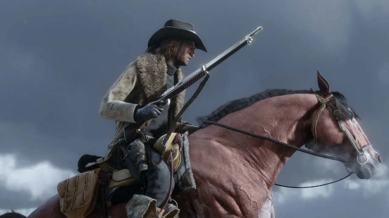 red dead online rifle horsef1593590255