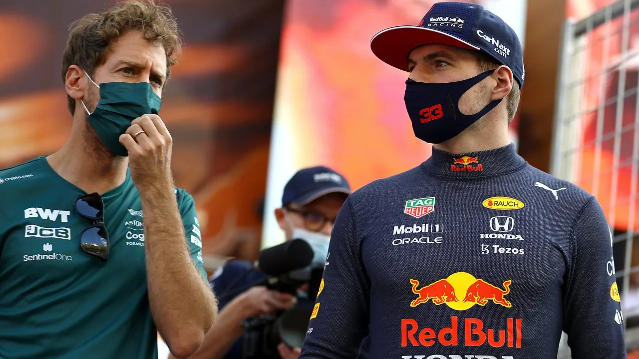 sebastian vettel max verstappen gp abu dhabi 2021f1694071348