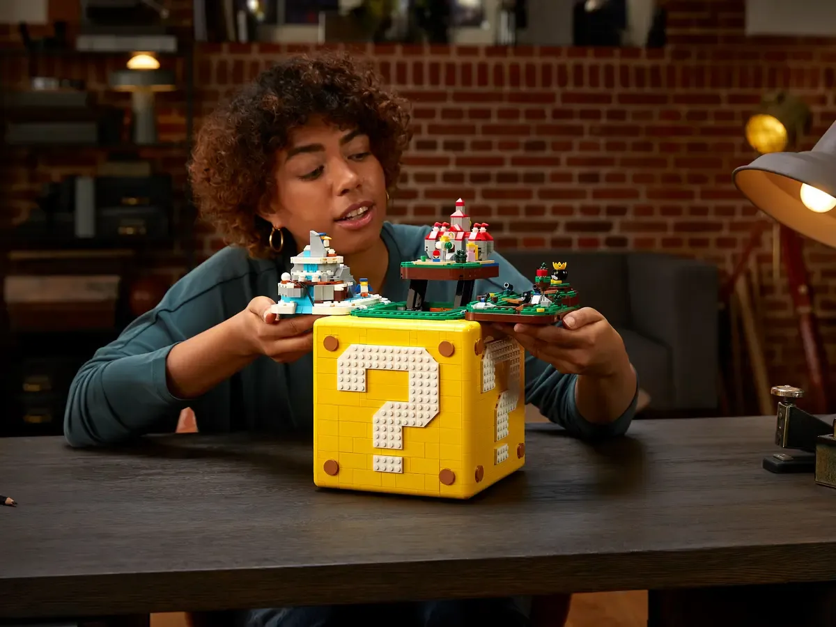 LEGO-fan maakt eigenaardig, maar leuk Mario bouwwerk