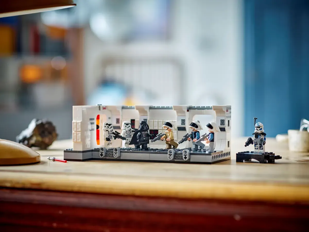 Star Wars-fan maakt bewegende diorama’s van LEGO