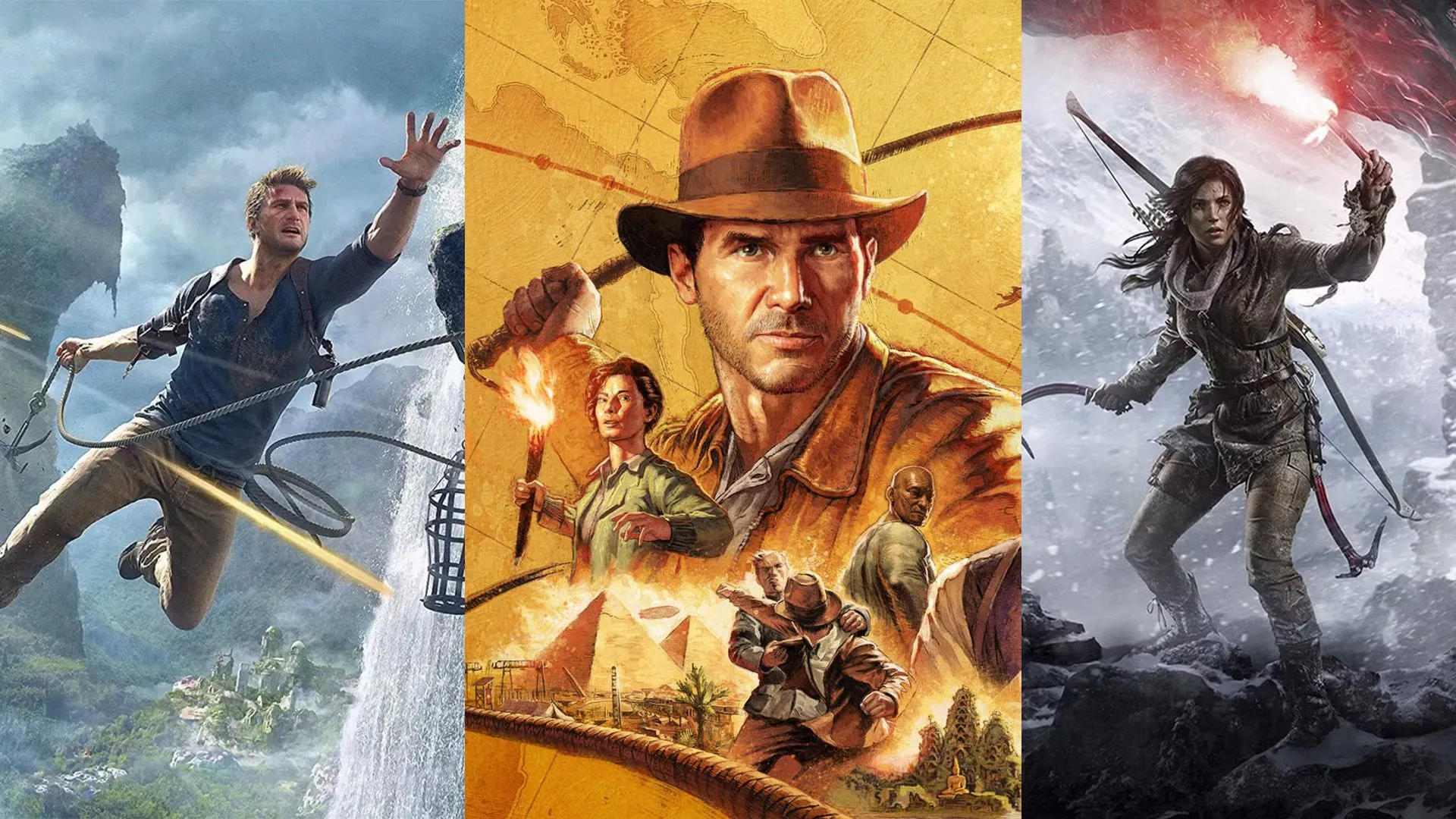 indiana jones uncharted tomb raider