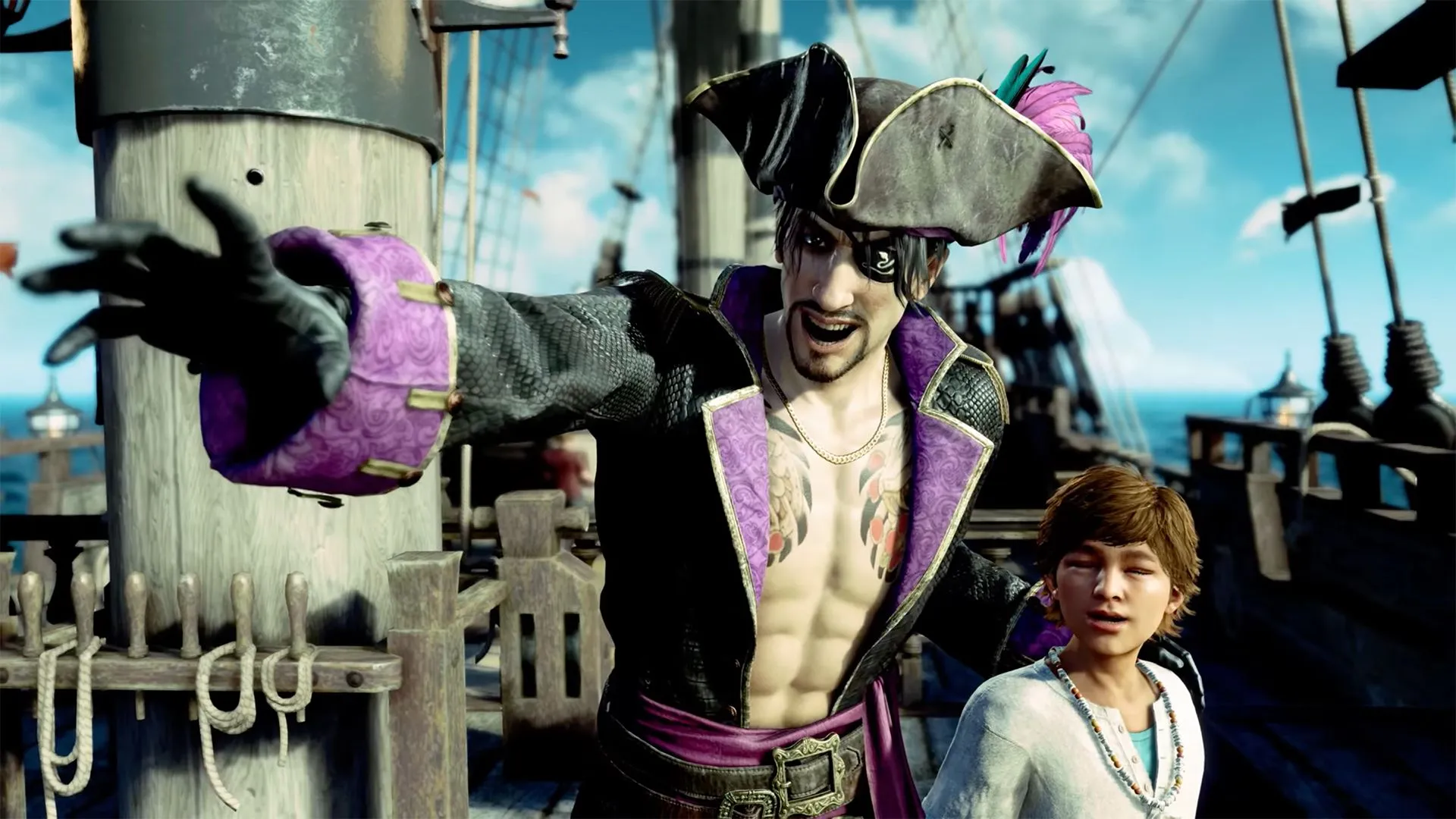 like a dragon pirate yakuza in hawaii