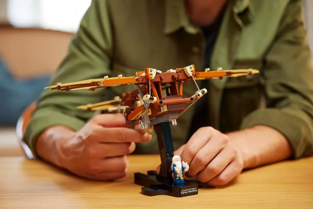 lego leonardo da vinci vliegmachine