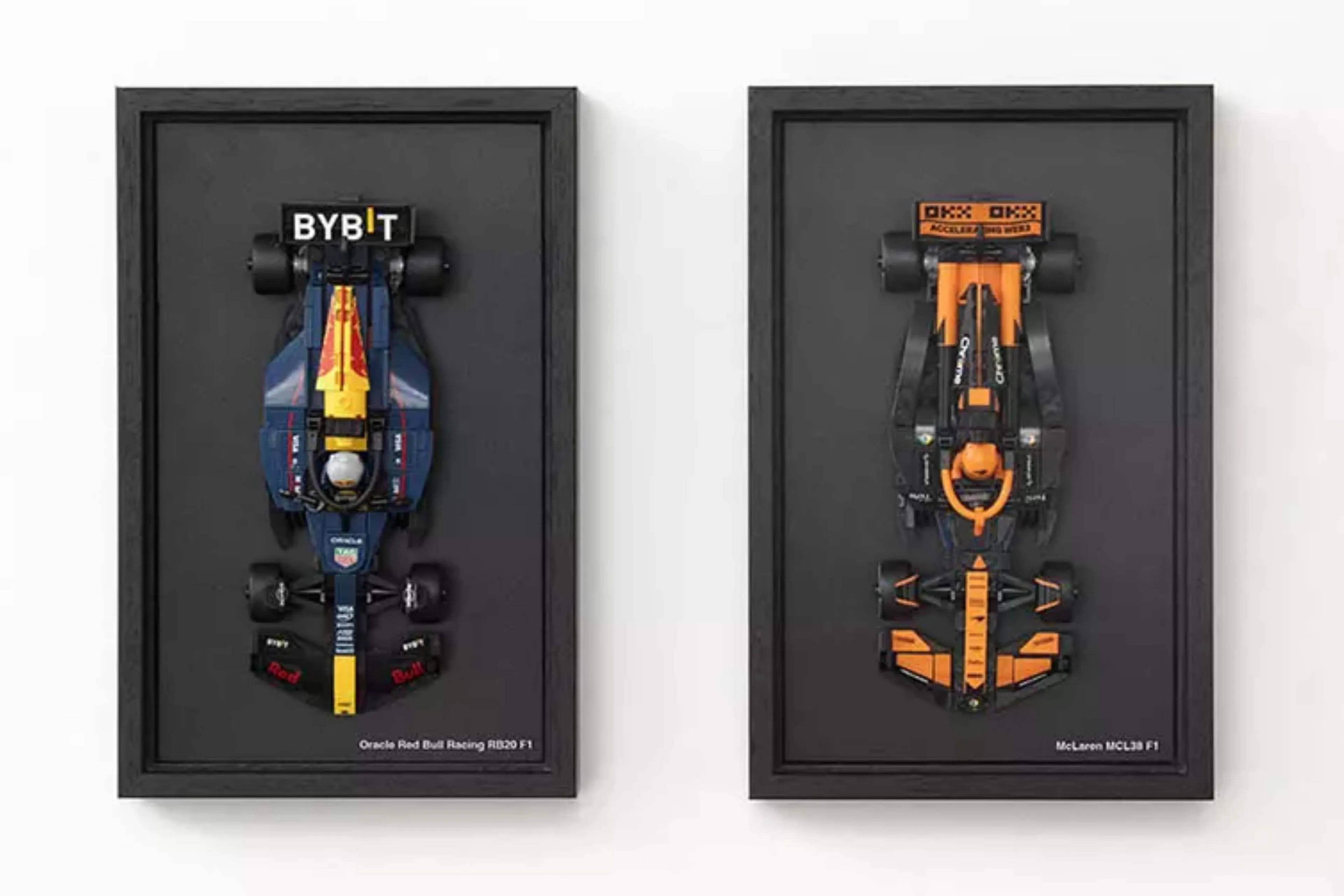 Met een Brickframe hang je je LEGO-set aan de muur