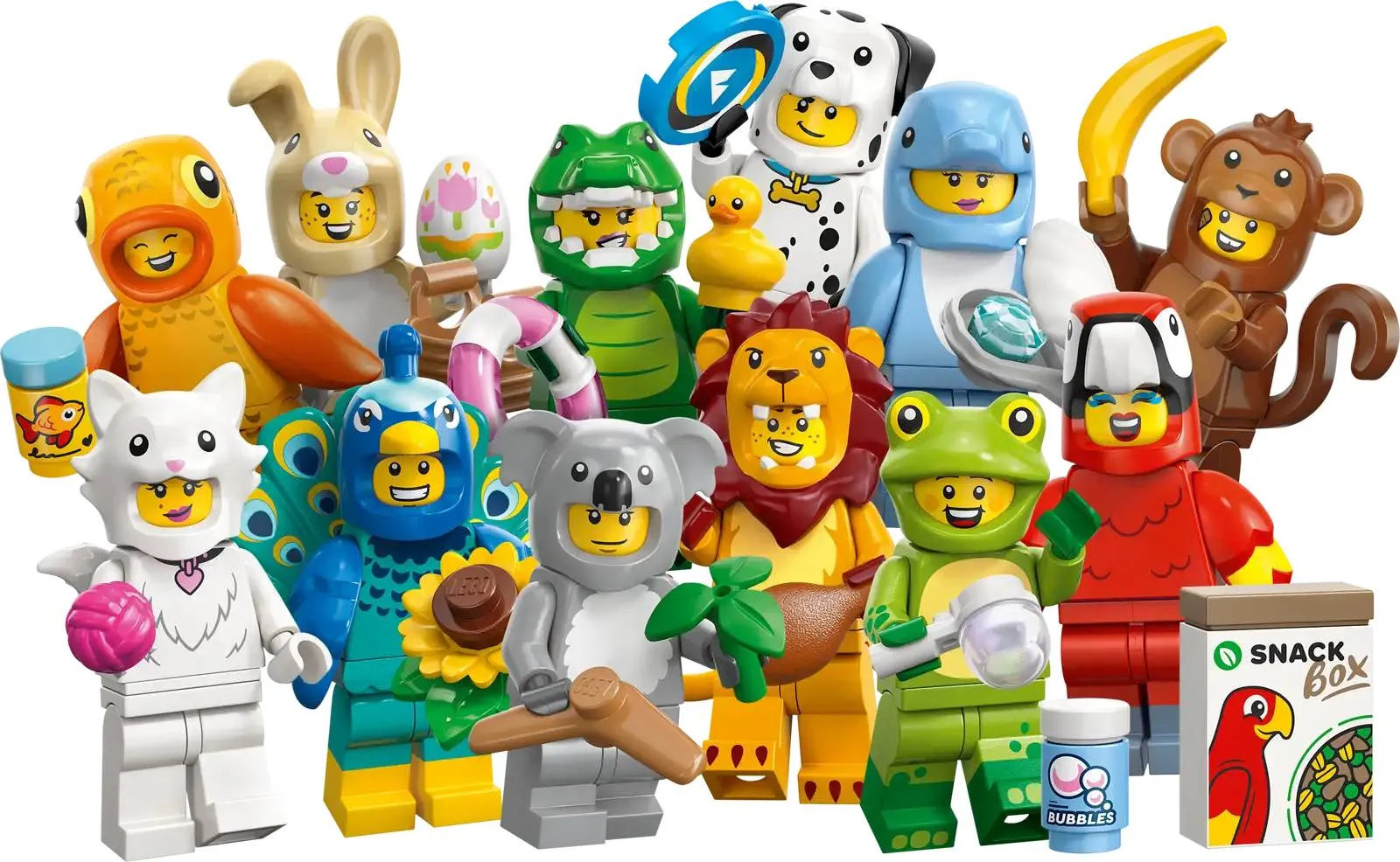 Bol stunt met 3+1 actie o LEGO minifiguren en polybags