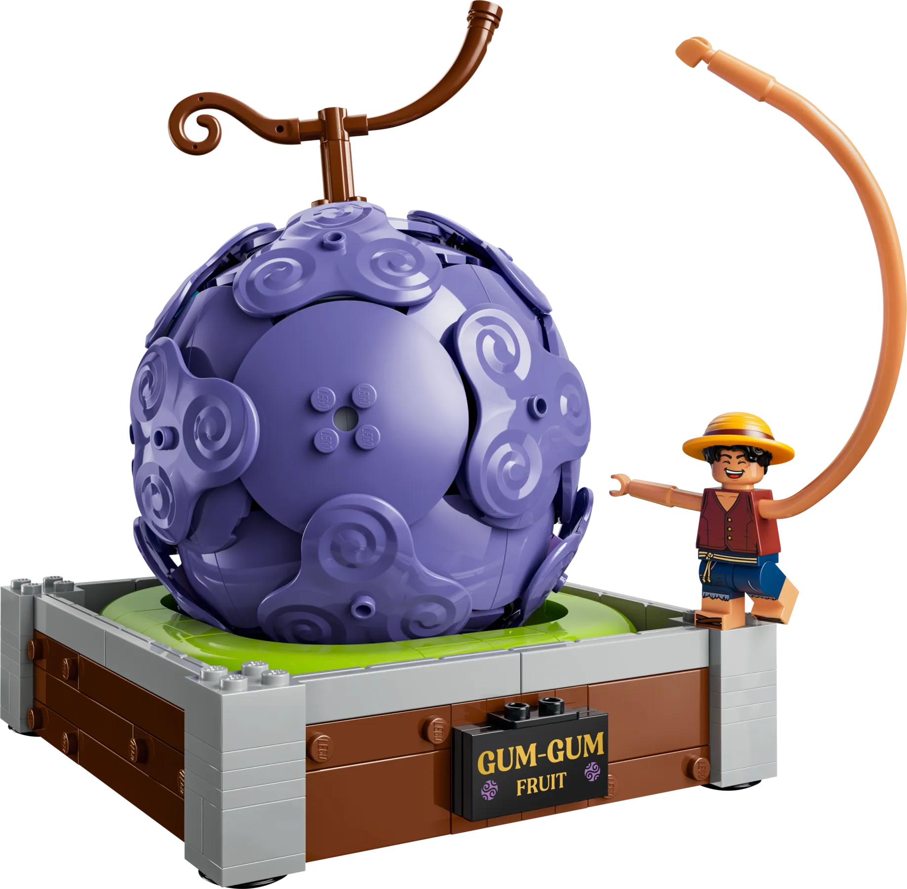LEGO verrast One Piece fans met een Gum-Gum Fruit set die iedereen wil